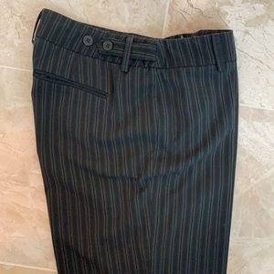 New York & Co striped black pants size 4P EUC
